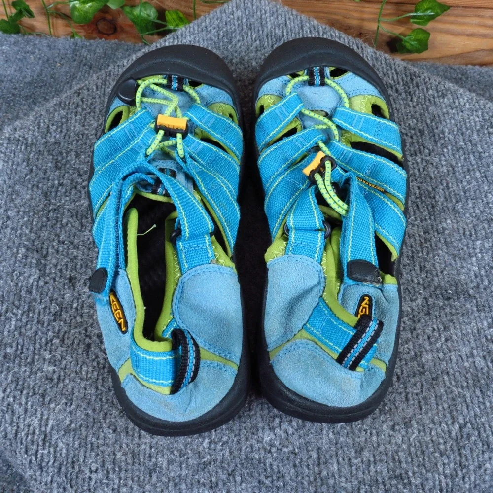 KEEN Newport H2 Kids Sport Water Sandals Size 6 Hiking Outdoor Blue Green